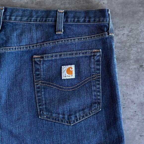 Vintage Y2K Carhartt Straight Fit Denim Carpenter Jeans - Picture 3 of 4